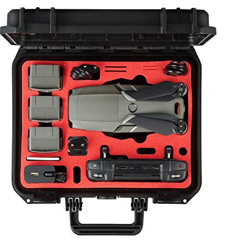 MC-CASES® Maletín para dji Mavic 2 Pro/Zoom y dji Smart Controller - Edición compacta Extremadamente Estable