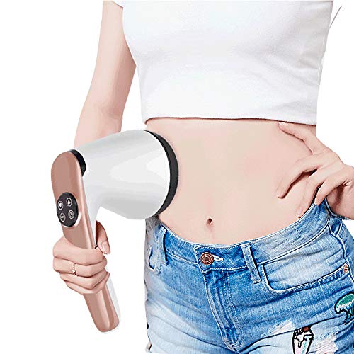 MEISHENG Máquina para Dar Forma al Cuerpo, masajeador de pérdida de Peso RF 4 en 1, máquina para Quitar Las estrías, Dispositivo de Belleza de vibración Recargable, Herramientas para tensar la Piel