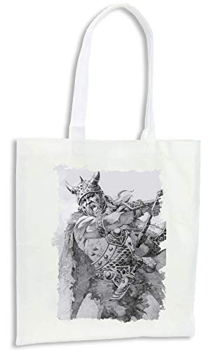 MERCHANDMANIA Pack 2 Bolsas Vikingo HEROE Medieval BARBARO Cocina Compra Kitchen