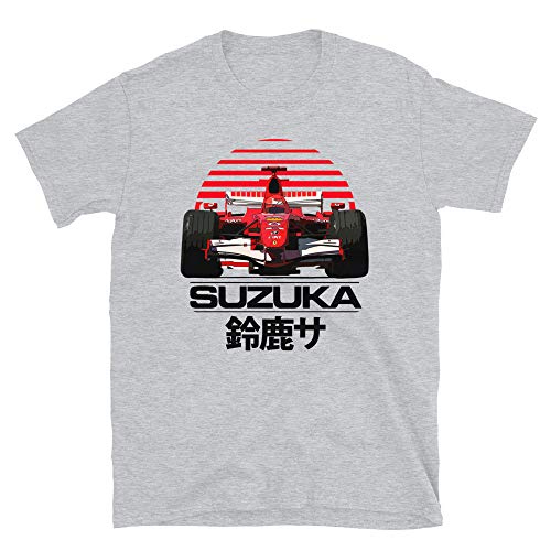 Michael Schumacher F1 Suzuka Japan Grand Prix Camiseta de Manga Corta Unisex