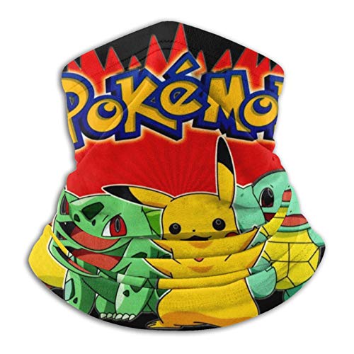 Miwaimao Poke_Mon Póster Pika_Chu Cara Co_ver Bandana lavable Cara Co_ver Protección contra el polvo del sol Co_ver Pasamontañas Bufanda