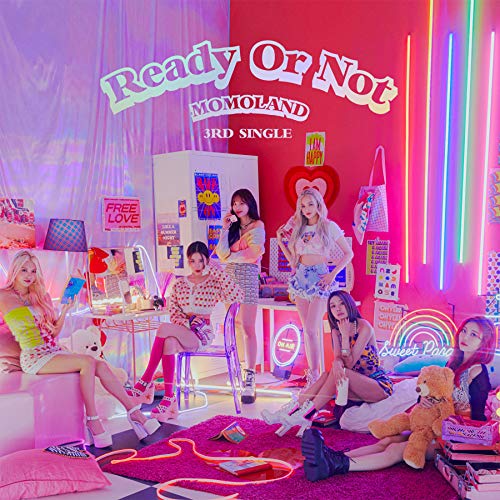 MOMOLAND [READY OR NOT] 3rd Single Album. 1ea CD+76p Photo Book+1ea Photo Card+TRACKING CODE K-POP SEALED