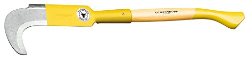Ochsenkopf OX 70 H-0905 - Gancho para segar, Uso a una Mano, con Mango de Nogal
