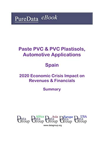 Paste PVC & PVC Plastisols, Automotive Applications Spain Summary: 2020 Economic Crisis Impact on Revenues & Financials (English Edition)