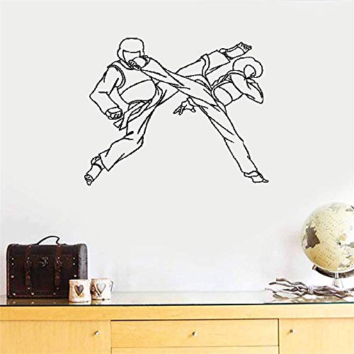 pegatinas de pared y murales La lucha contra los marciales Karate Sports Strike the Foot