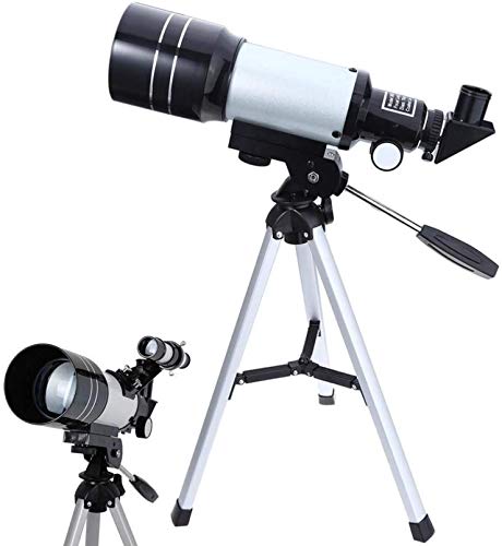 PJPPJH Accesorios para Exteriores Telescopios Trípode portátil astronómico de Alta definición Espacio terrestre Monocular Observación de la Luna