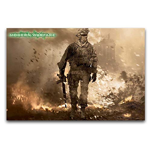 Póster de animación de Call of Duty Modern Warfare de Call of Duty, pintura en lienzo, decoración de pared para dormitorio, 30 x 45 cm