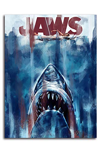 Póster de la película de Aryago Jaws de 45,7 cm x 61 cm, diseño de terror, la venganza, decoración del hogar, sin enmarcar/enmarcable