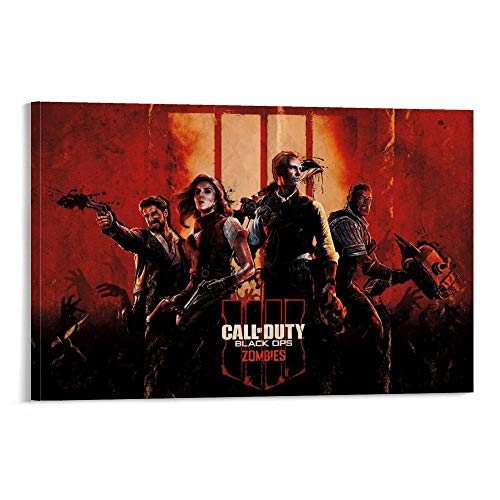 Póster decorativo de Call of Duty-Black Ops 4, lienzo decorativo para pared, para sala de estar, dormitorio, 50 x 75 cm