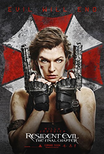 Poster Resident Evil The Final Chapter Movie 70 X 45 cm