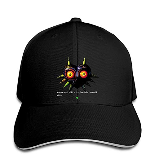 PQWPMNE Gorra De Béisbol Majoras Mask Legend of Zelda N64 Retro Inspired To 2 Summer Cheap Hot Snapback Hat Alcanzó Su Punto Máximo