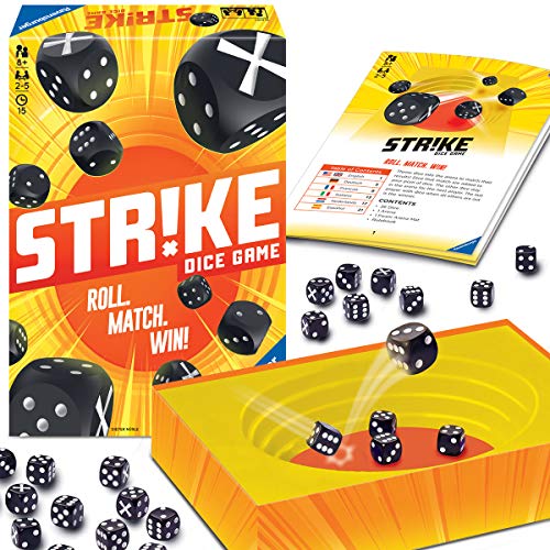 Ravensburger Strike Dice game - Versión española, Family Game, 2-5 Jugadores, Edad recomendada 8+ (26840)