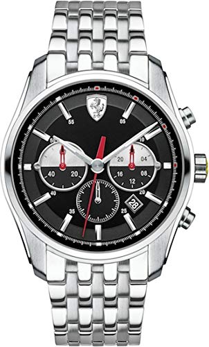 Reloj Ferrari GTB-C para Hombre, con cronógrafo, analógico, de Cuarzo y Acero Inoxidable, 0830197