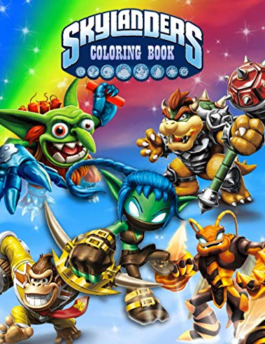 Skylanders Coloring Book: 30 Pages, Coloring Book For Kids and Adults