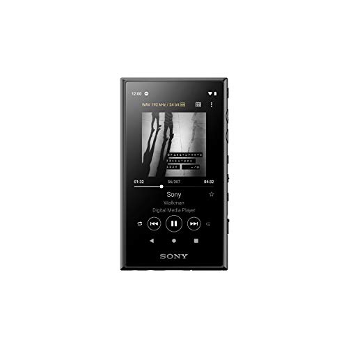 Sony NWA105B.CEW - Reproductor de Audio Walkman (16GB, Hi-Res Audio, Wi-Fi, Bluetooth, Pantalla táctil de 3.6", Android 9.0, S-Master HX, DSEE-HX, USB Tipo C) Negro