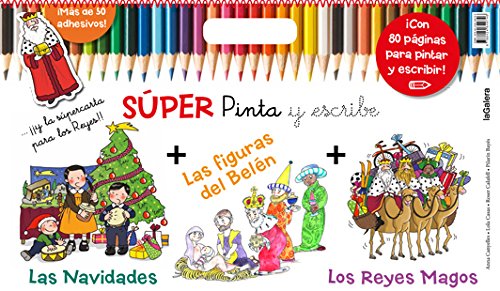 Súper Pinta Y Escribe. Las Navidades 2: Los Reyes Magos, Las Navidades y Las figuras del Belén: 62