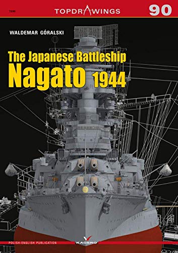 The Japanese Battleship Nagato 1944: 7090 (Top Drawings)