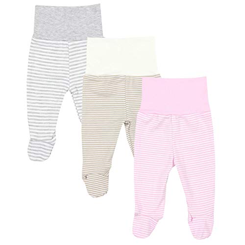 TupTam Polaina de Bebé para Niñas, Pack de 3, Mix de Colores 3, 56