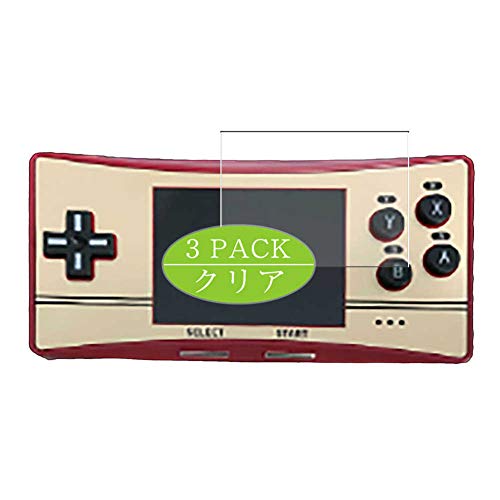 VacFun 3 Piezas Claro Protector de Pantalla, compatible con Game Boy Micro CM3, Screen Protector Película Protectora(Not Cristal Templado)