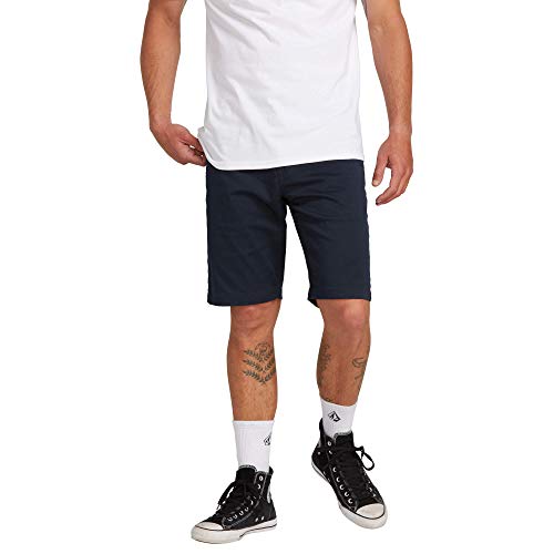 Volcom Short frckn mdrn Strch Sht, Hombre, Short Frckn Mdrn Strch Sht, Azul Marino, 32