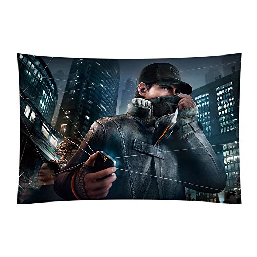 Watch Dogs Aiden Pearce LVSURE easiskins con cremallera cojín 50,8 cm x cm 76,2 (lados dobles) personalizar cojín almohada personalizada