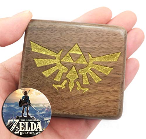 WEICHUANG Exquisita Caja De Música De Madera Tallada A Mano La Leyenda De Zelda, Regalo De Cumpleaños Navidad, Regalo Conmemorativo para Niños