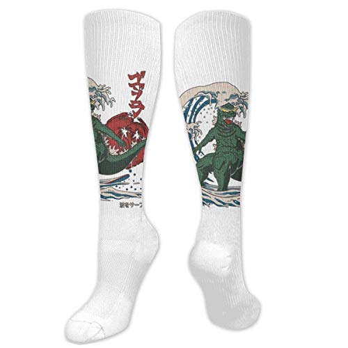 winterwang Janpan Fire Pteranodon Attack Unisex Calcetines de compresión Calcetines hasta la rodilla Calcetines largos de tubo