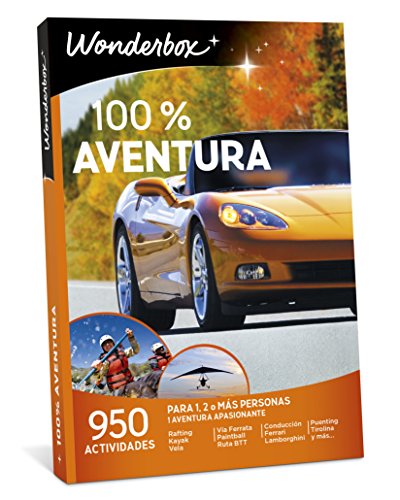 WONDERBOX Caja Regalo Hombre -100% Aventura- 950 Actividades para una o más Personas