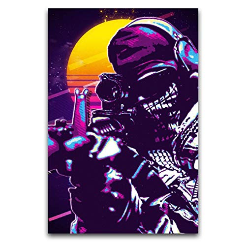 WPQL Call of Duty 4 Modern Warfare - Cuadro de anime (30 x 45 cm)