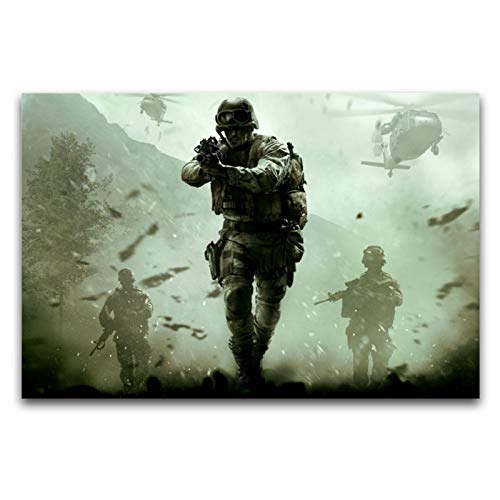 WPQL Call of Duty 4 Modern Warfare - Póster de anime (30 x 45 cm)