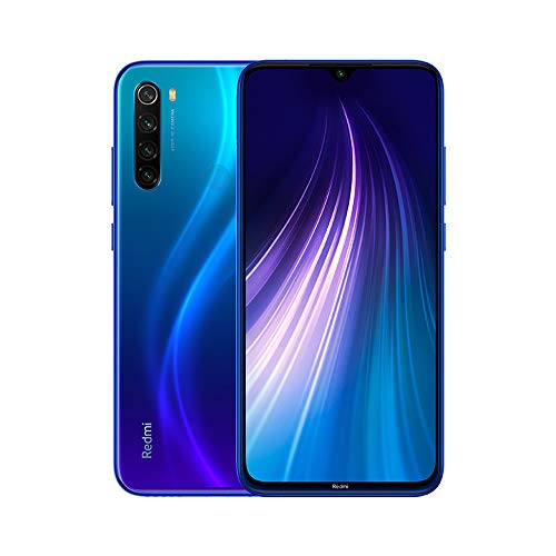 Xiaomi Redmi Note 8 Smartphone,3G 32G Mobilephone,Pantalla Completa de 6.3 ”,Procesador Snapdragon 665 Octa Core,Quad Cámara(48MP + 8MP + 2MP + 2MP) Versión Global (Azul)