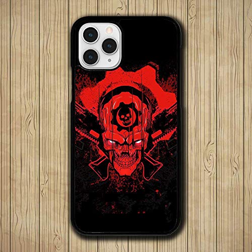 YDHBCH Funda iPhone 7 / Funda iPhone 8,Black Soft Silicone TPU Phone Case Gear S of War SK ULL Logo P-074 For Funda iPhone 7,Funda iPhone 8