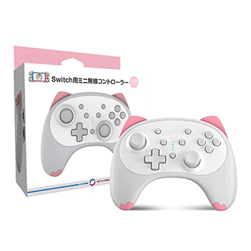 YEEWA Regulador inalámbrico compatible con los juegos de Nintendo Switch, Pro Controller inalámbrico Cat Ear