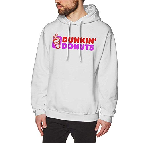 Yuanmeiju Sudadera con Capucha Dunkin Donuts para Hombre, cómoda, Suave y Agradable a la Piel