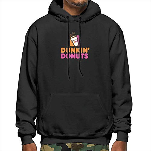 Yuanmeiju Sudadera con Capucha para Hombre Dunkin Donuts Pullover para Hombre