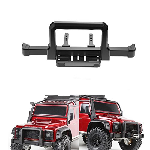 1 juego de parachoques delantero de aleación de aluminio para Traxxas TRX4 1/10 Crawler Auto