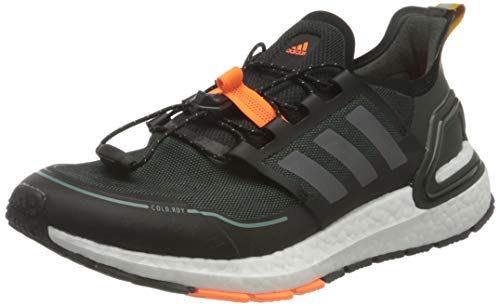 adidas Ultraboost C.RDY, Zapatillas para Correr Hombre, Core Black Iron Met Señal Color Naranja, 43 1/3 EU