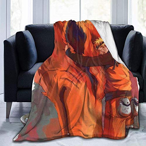 AEMAPE Na-ruto - Manta de Tiro Ultra Suave, Gruesa, Ligera, para Todas Las Estaciones, cómoda y Lujosa, Manta de Cama, Microfibra, Franela, Forro Polar para sofá, Decorativo, 50x40in-6M