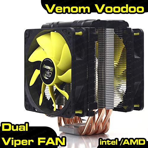 Akasa AK-CC4008HP01 Venom Voodoo - Ventilador para CPU