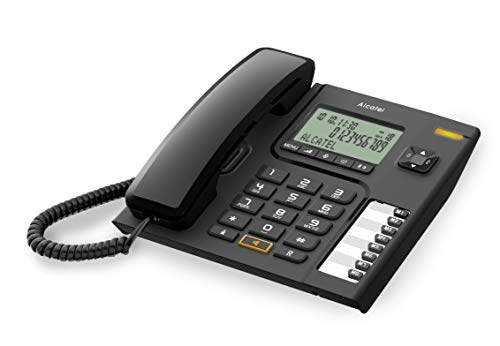 Alcatel T76 - Teléfono de sobremesa (inalámbrico, Manos Libres) Color Negro