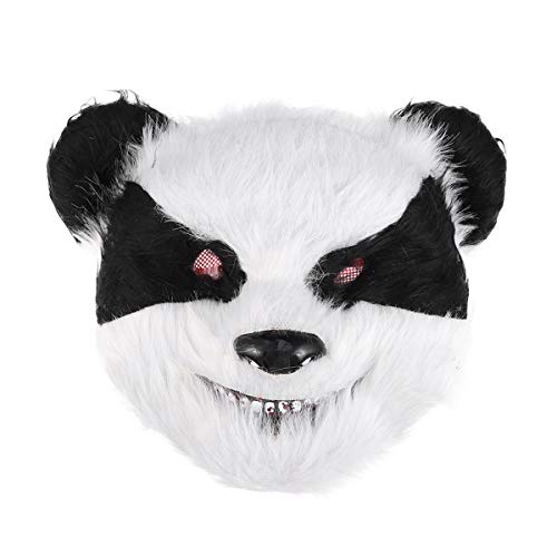 Amosfun Máscara de panda para disfraz, accesorio de disfraz para Halloween