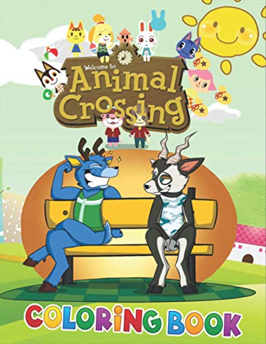 Animal Crossing Coloring Book: +50 Animal Crossing Colouring Book For kids and Adults, High Quality Image.. Perfect Gift