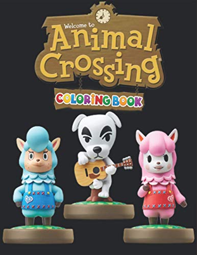 Animal Crossing Coloring Book: +50 Animal Crossing Colouring Book For kids and Adults,Perfect Gift, Designed To Relax And Calm, +50 Amazing Drawings - All Characters.