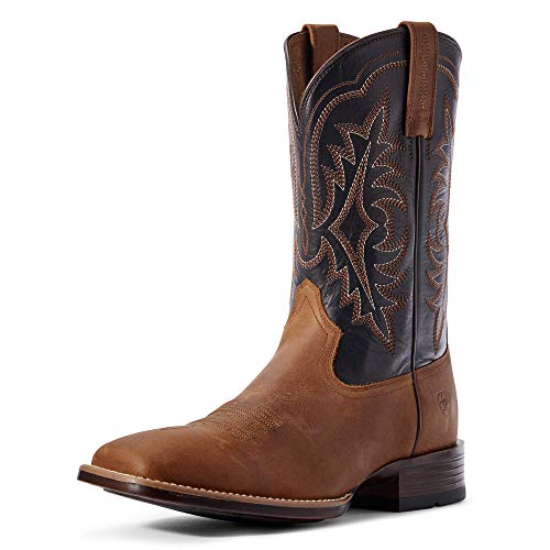 ARIAT Botas Ryden Ultra Western para hombre, marr�n (Status Marrón/Negro), 44 EU