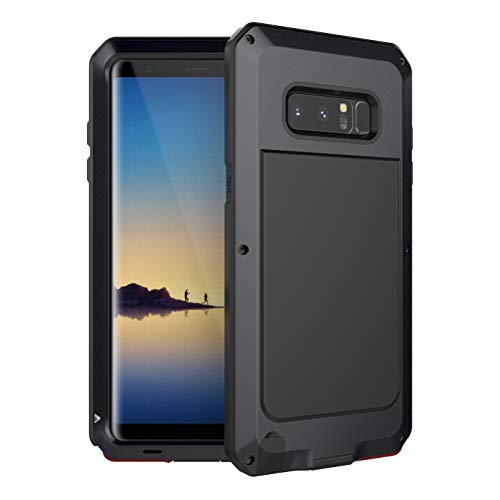 Beeasy Funda Samsung Galaxy Note 8,Antigolpes Rígida Robusta Antigravedad Carcasa Resistente al Impacto Militar Duradera Blindada Fuerte de Seguridad al Aire Libre Case Cover,Negro