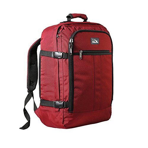 Cabin Max Metz 30L Mochila de Viaje 45 x 36 x 20 cm Adecuada para el Maleta de Mano de Cabina Easyjet y Wizzair (Oxide Red)