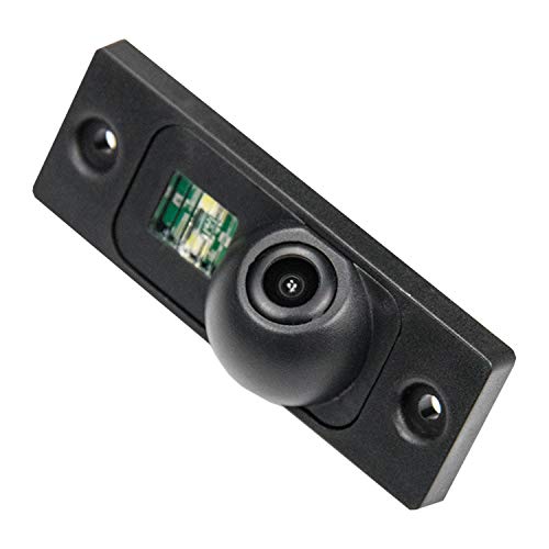 Cámara de aparcamiento trasera HD 720p para monitores universales (RCA) (color: negro) para VW Caddy B5 B6 Passat 3C 3B Jetta Sagitar Multivan T5 Golf plus Polo