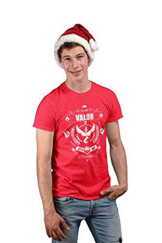 Camiseta Team Valor Pokémon Go de LeRage Shirts para hombre - Rojo - XX-Large