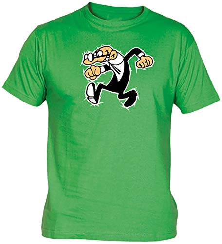 Camisetas EGB Camiseta Mortadelo Adulto/niño ochenteras 80´s Retro (Verde, 2 años)