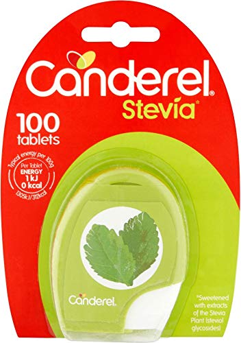 Canderel - Edulcorant à base d'extraits de plantes de Stévia - La boîte de 100 comprimés, soit 85g - Precio por unidad